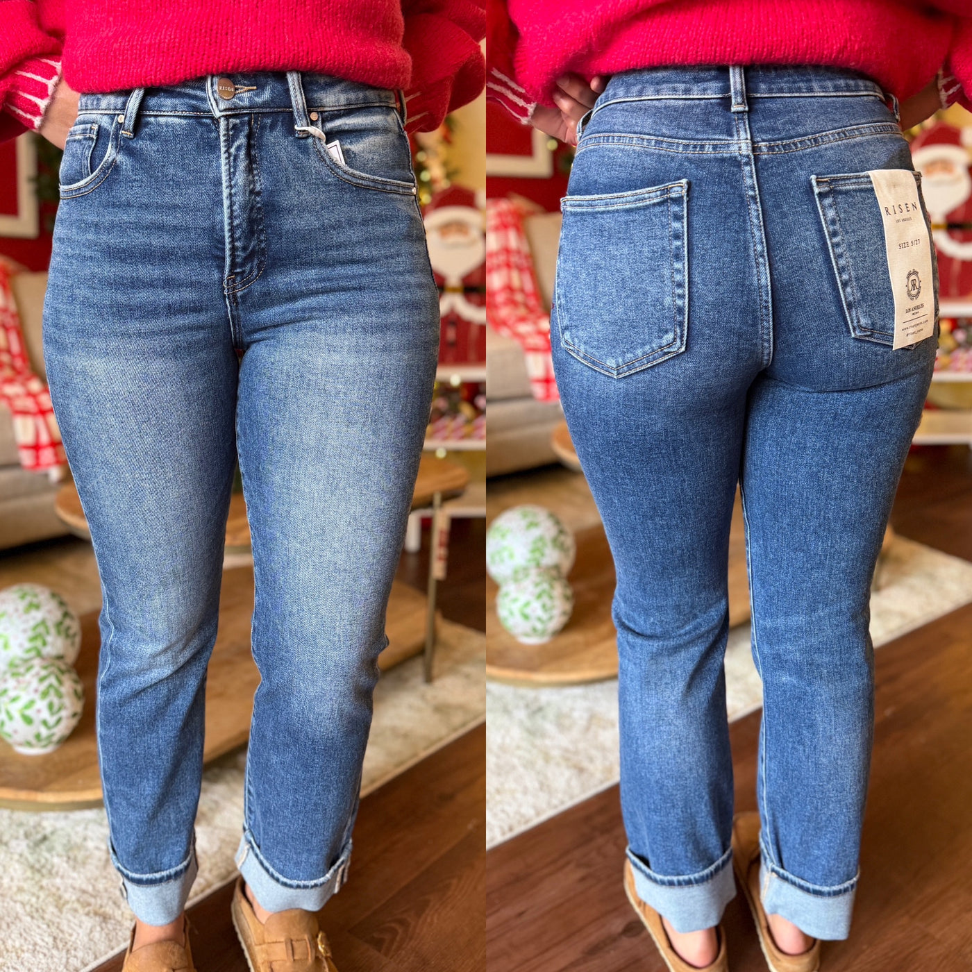 Cuffed TC Straight Jean