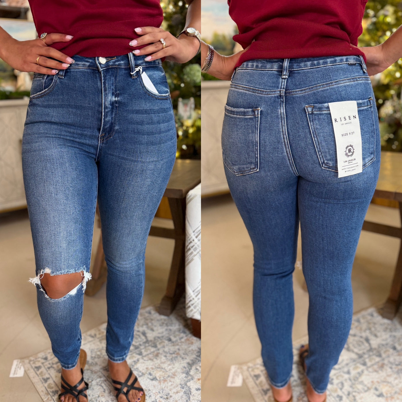 Distressed Skinny Jean