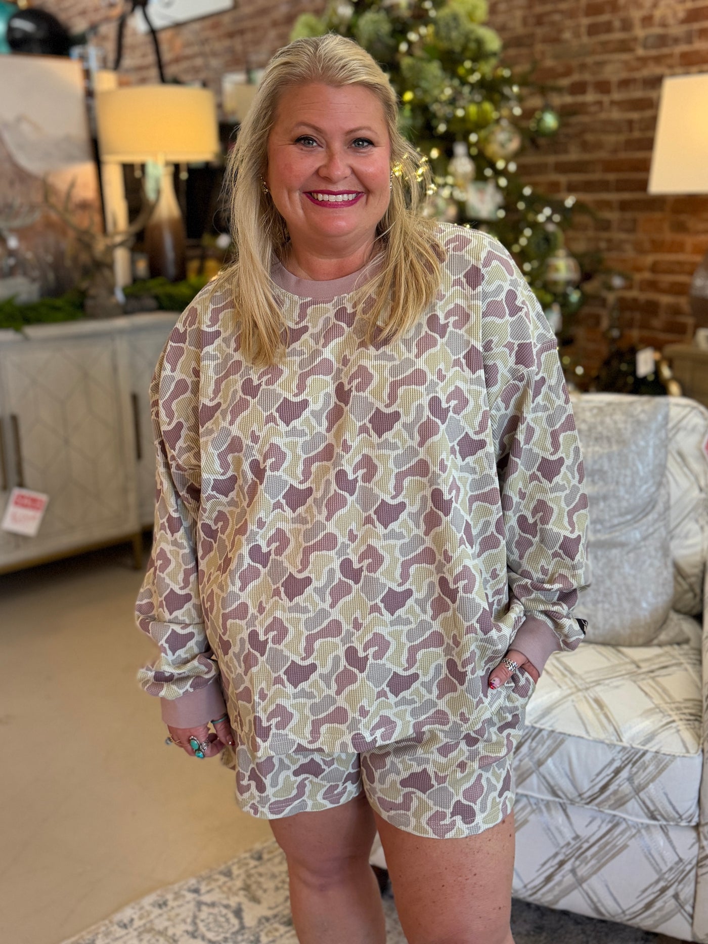 LULU Waffle Camo Set