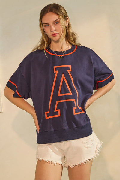 Bold A Gameday Graphic