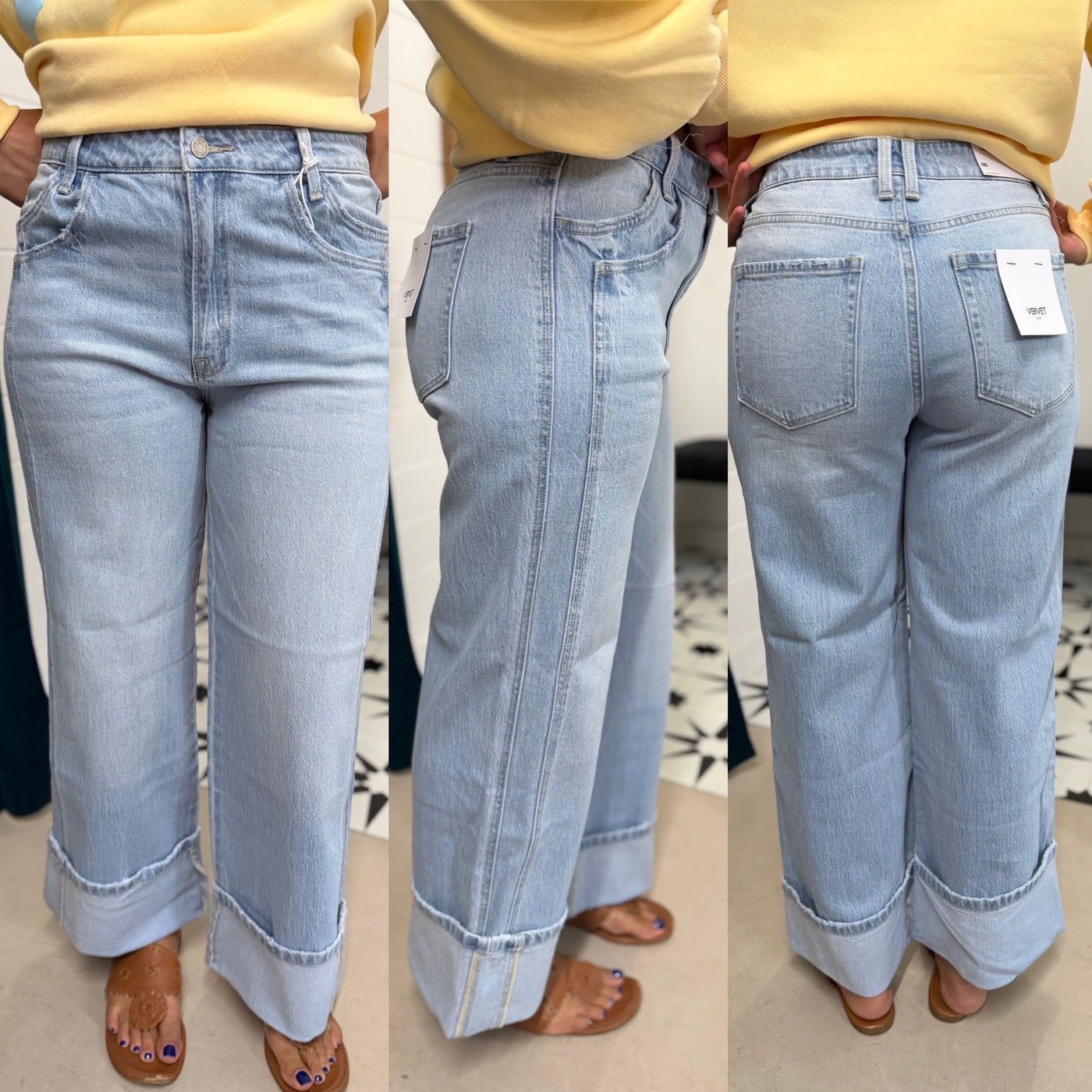 Streamline Cuffed Baggy Jean