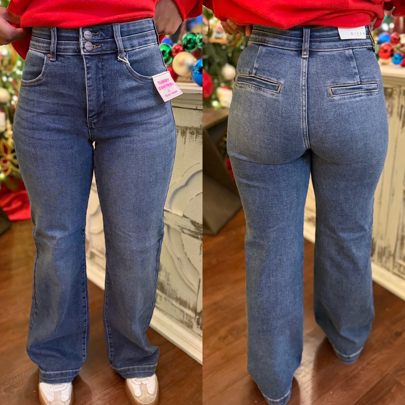 Double Band Tummy Control Jeans