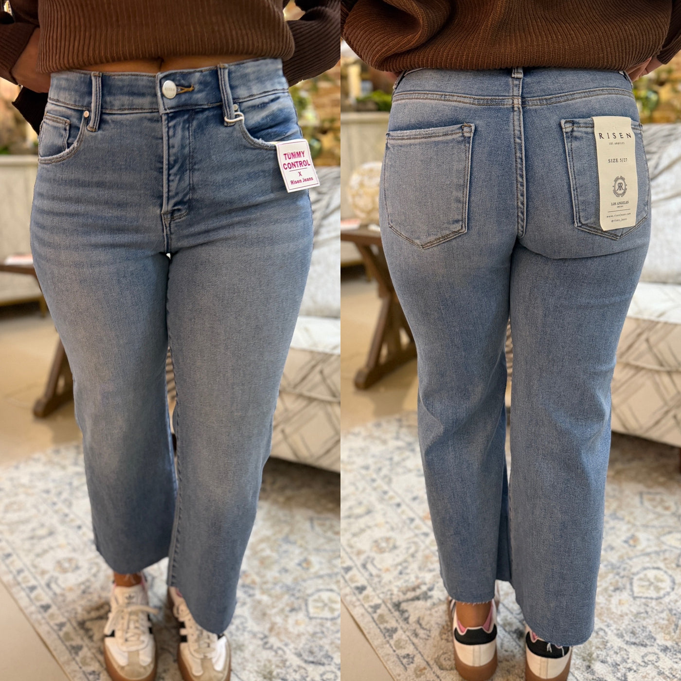 Midrise Crop Wide Jean