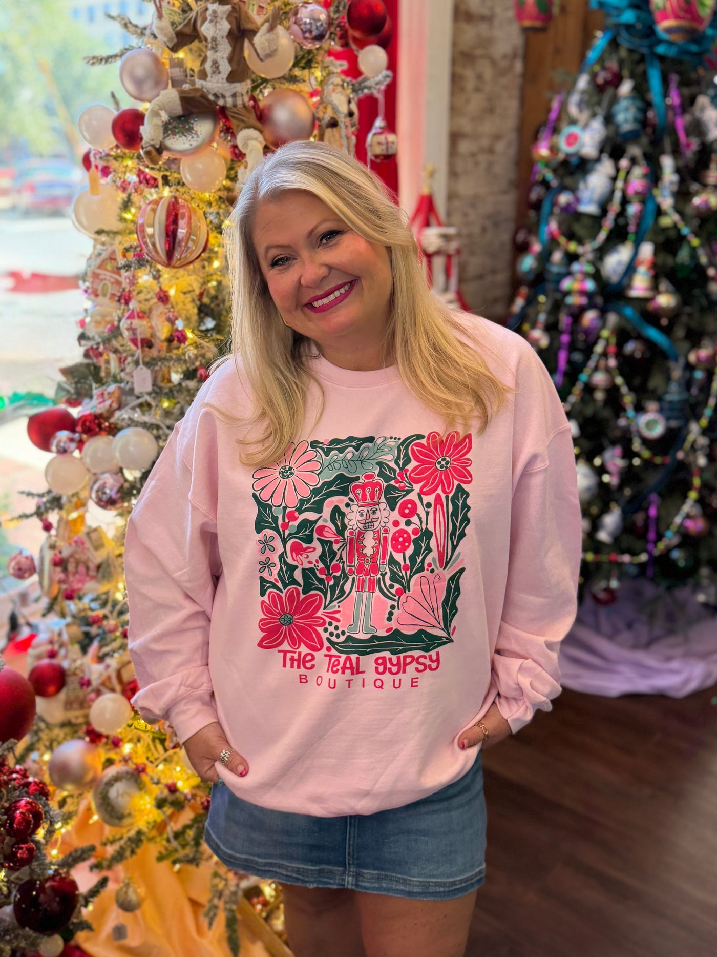 TG Floral Nutcracker Sweatshirt