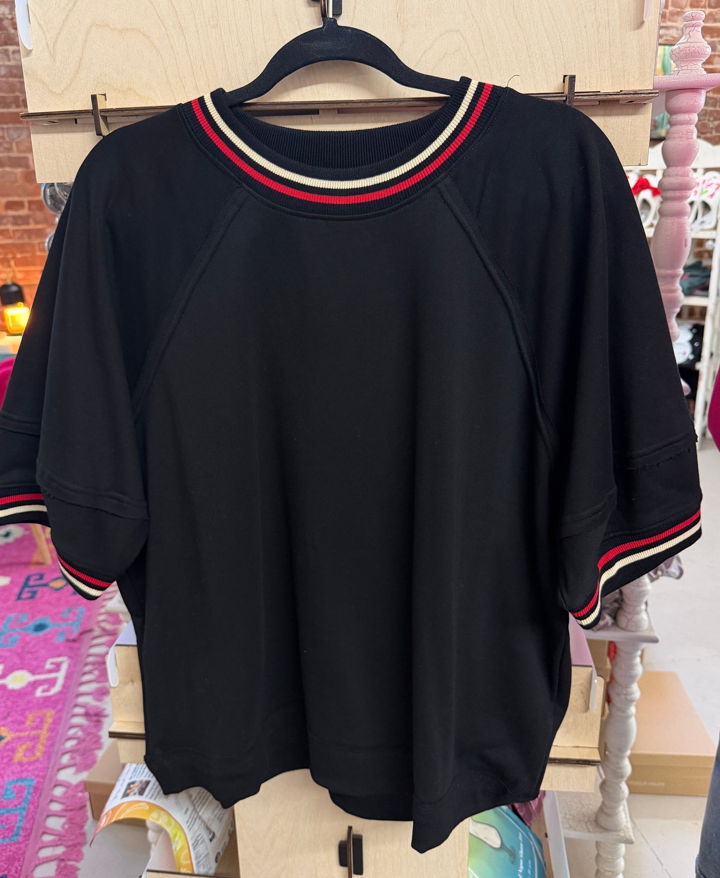 Banded Accent Pullover