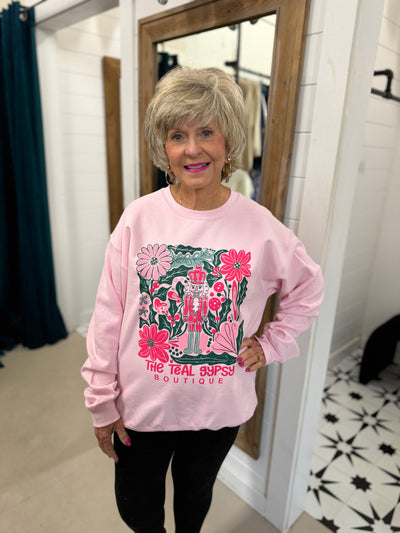 TG Floral Nutcracker Sweatshirt