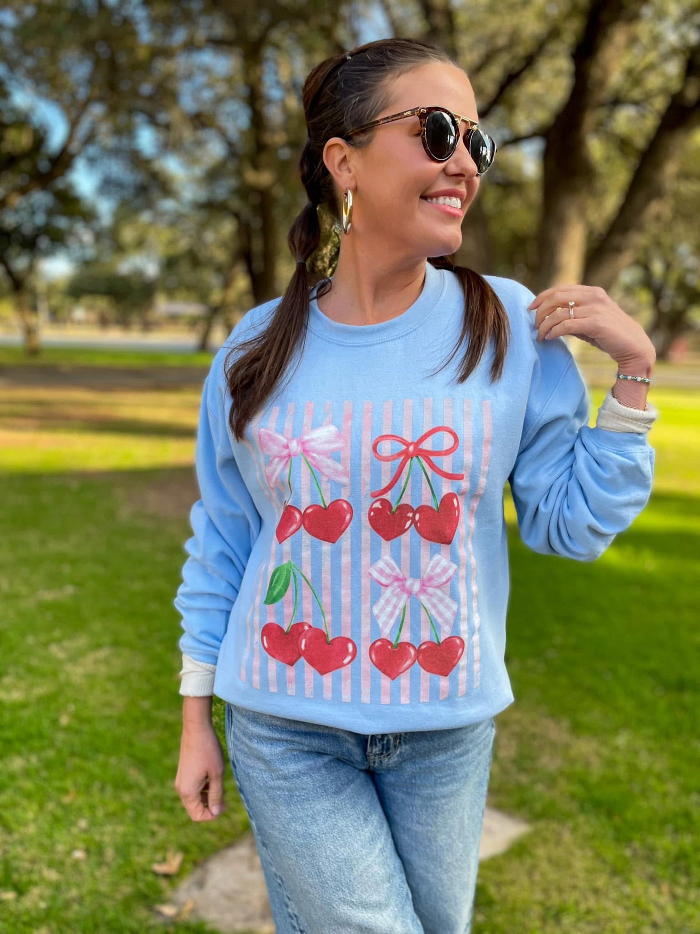 Cherry Heart Sweatshirt