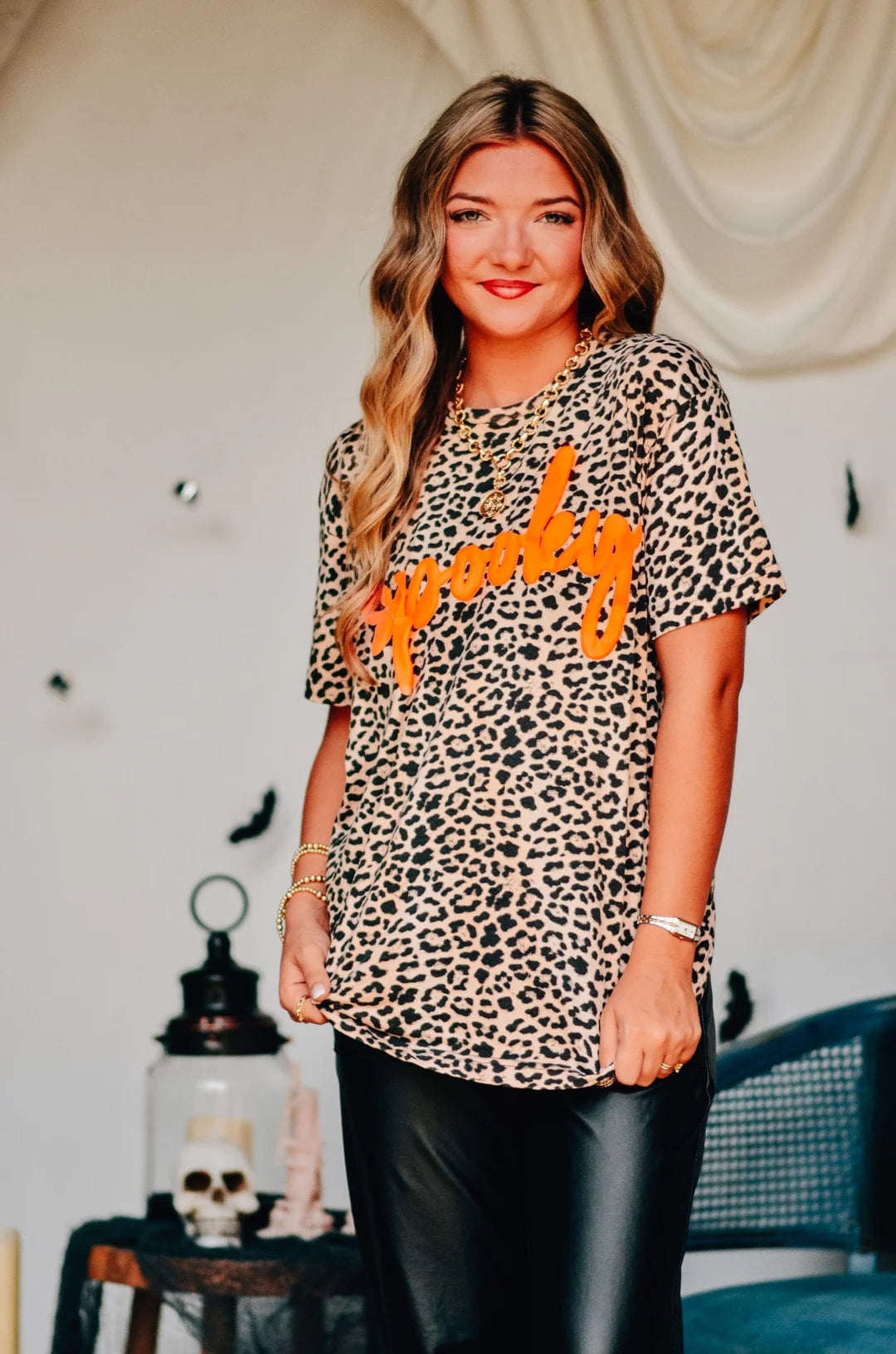 Spooky Leopard Tee