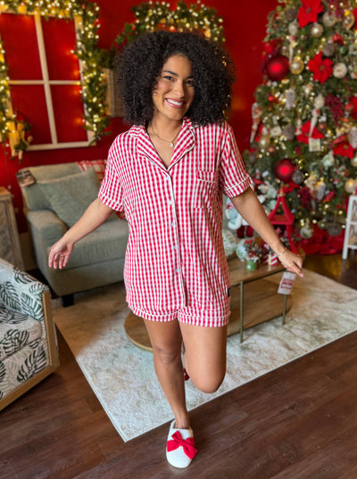 LULU Red Gingham PJ