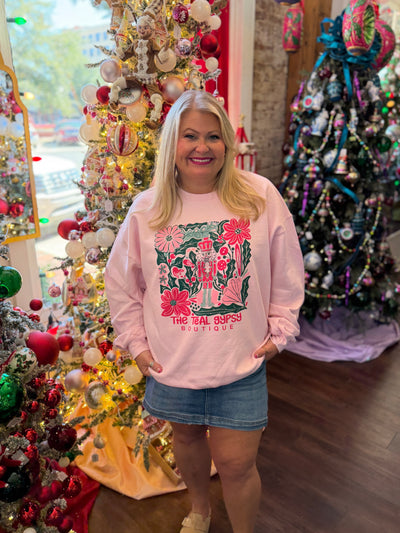 TG Floral Nutcracker Sweatshirt