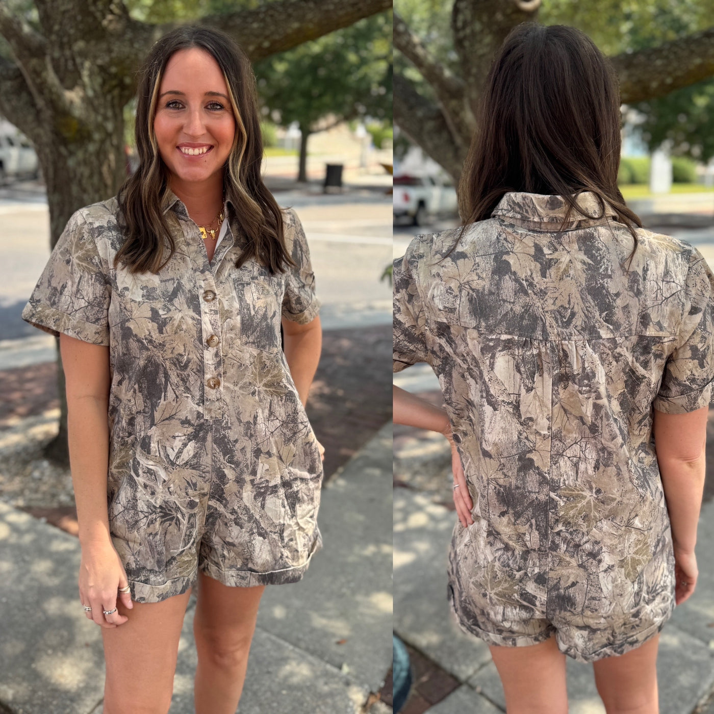 Camo Romper