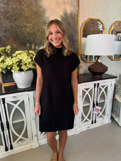 Mock Neck Sweater Dress