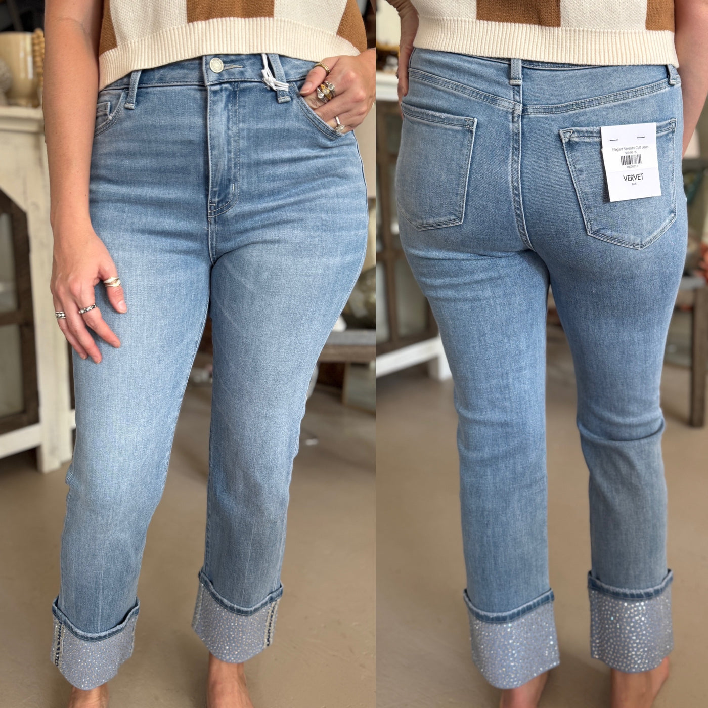 Elegant Serenity Cuff Jean