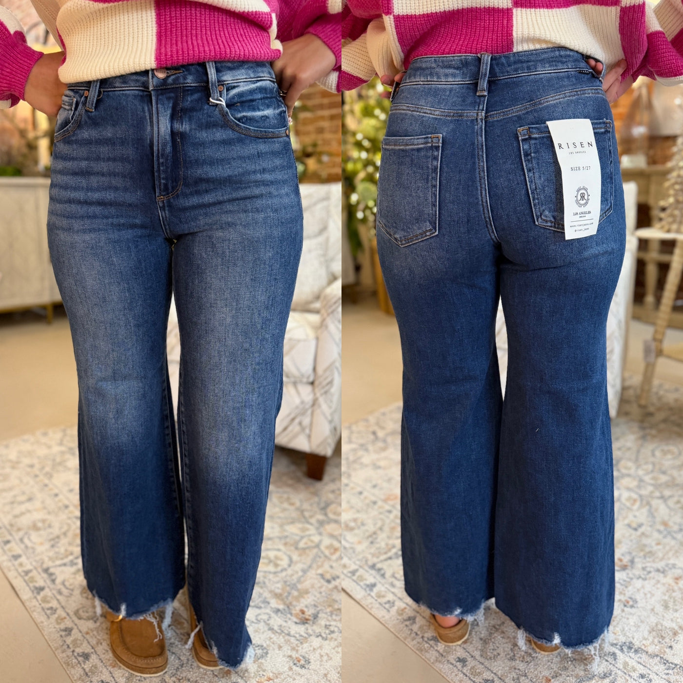 Dark HR Wide Jean