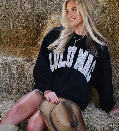 LULU MAC CAMO SWEATSHIRT