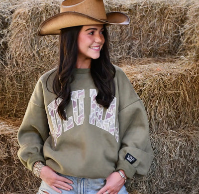 LULU MAC CAMO SWEATSHIRT