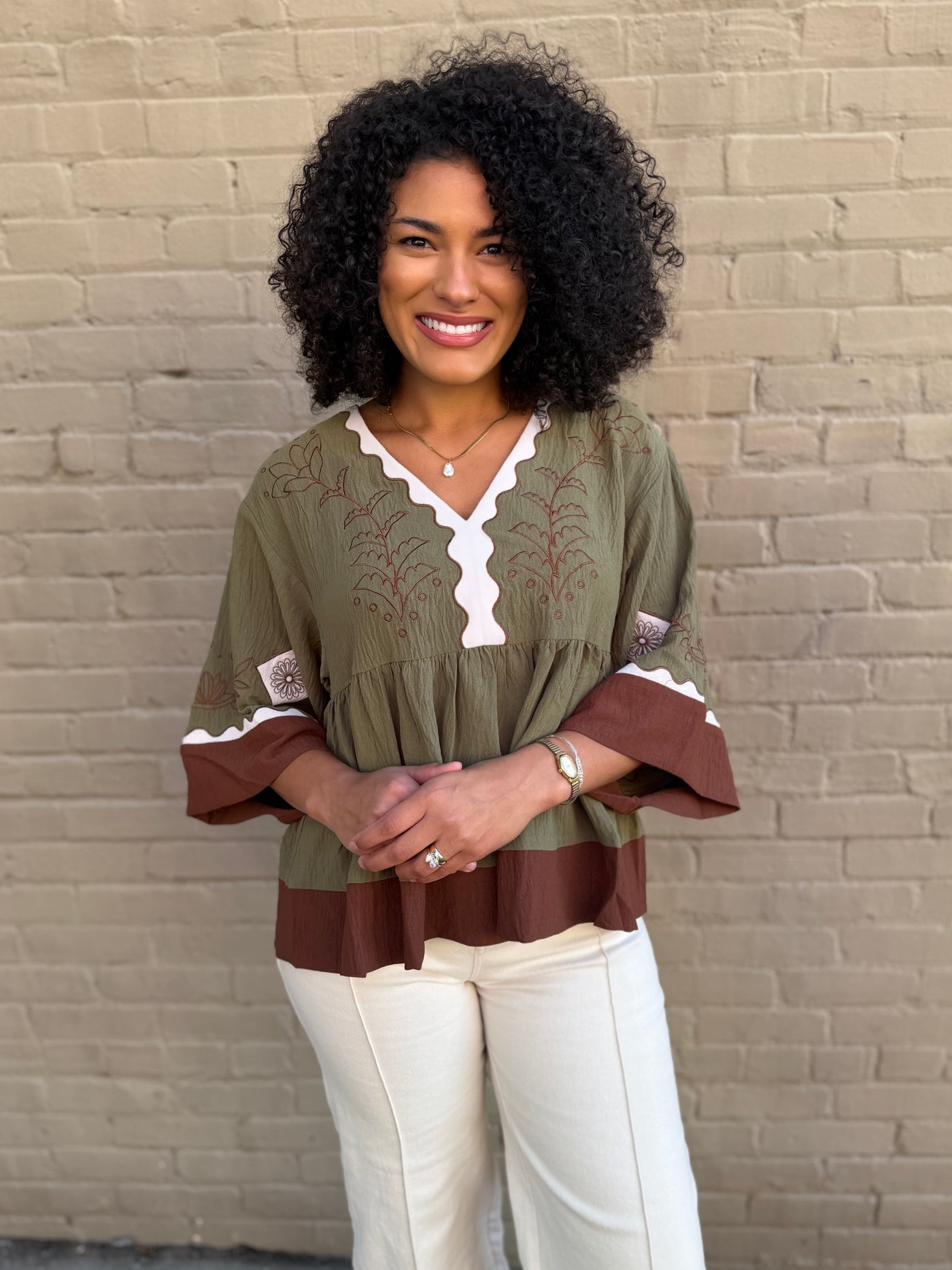 Boho Dreams Babydoll Top