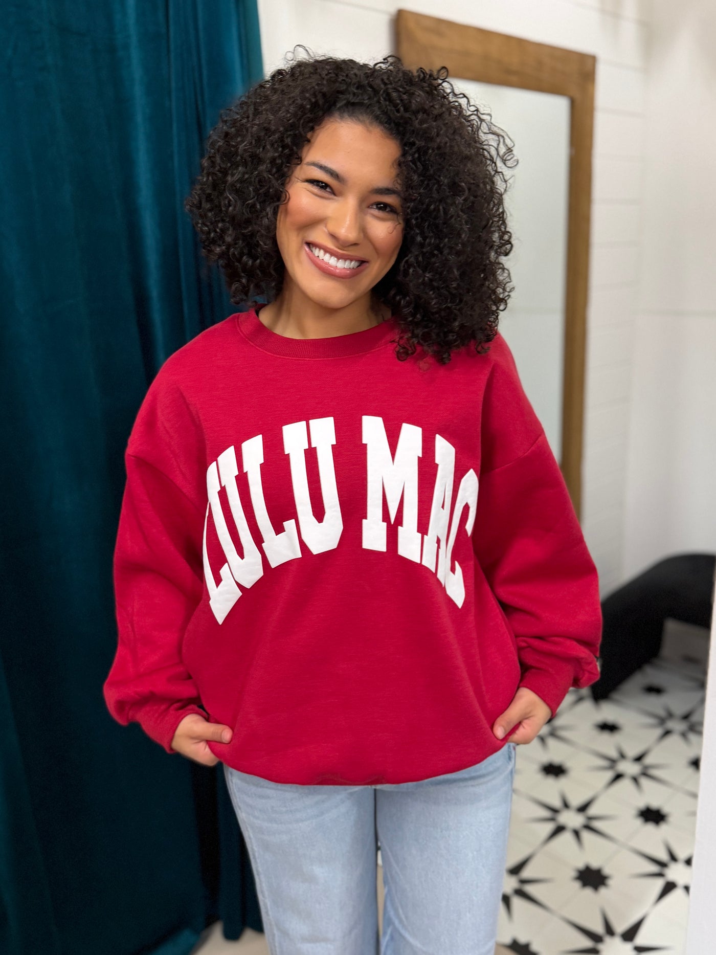 LULU Crimson Sweatshirt