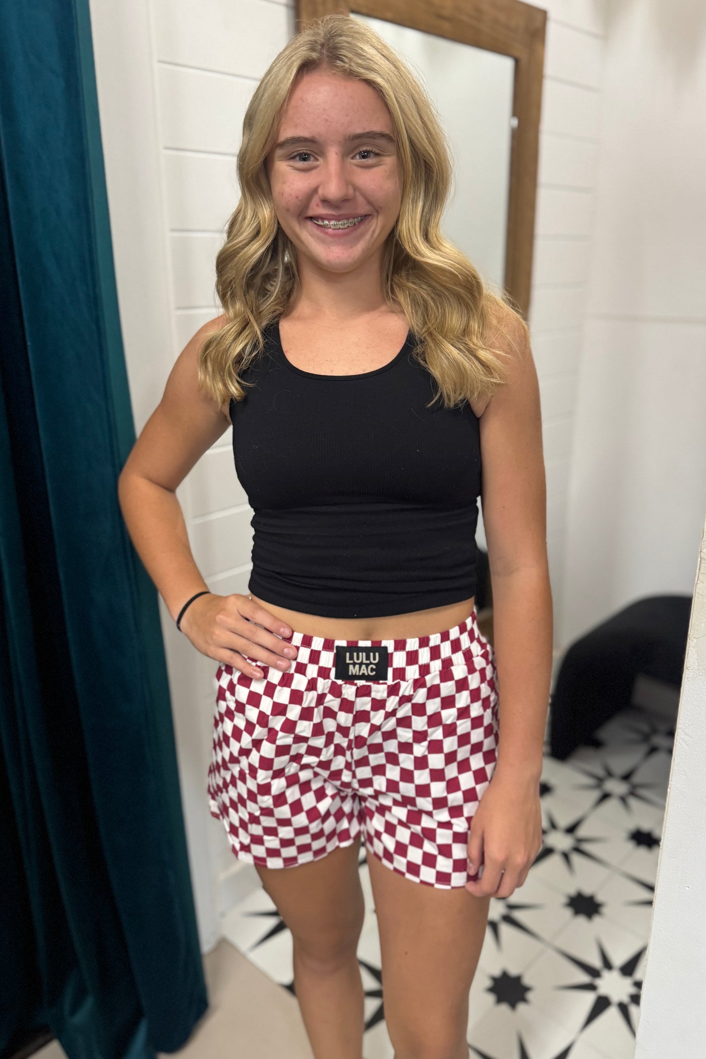 LULU MAC CHECKERED BOXER