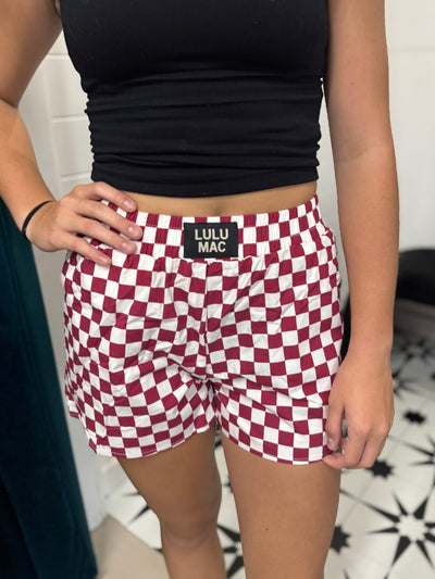 LULU MAC CHECKERED BOXER