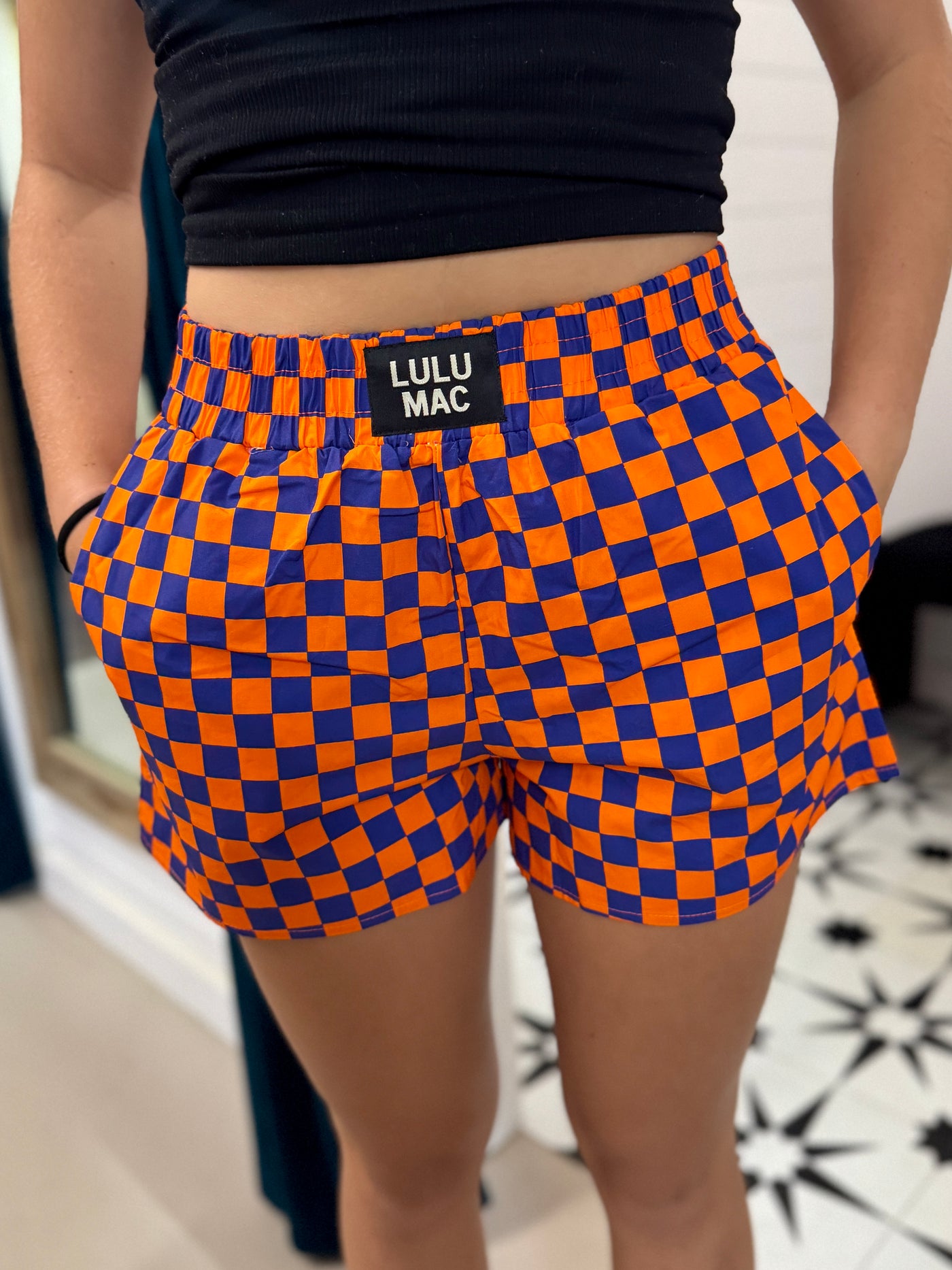 LULU MAC CHECKERED BOXER