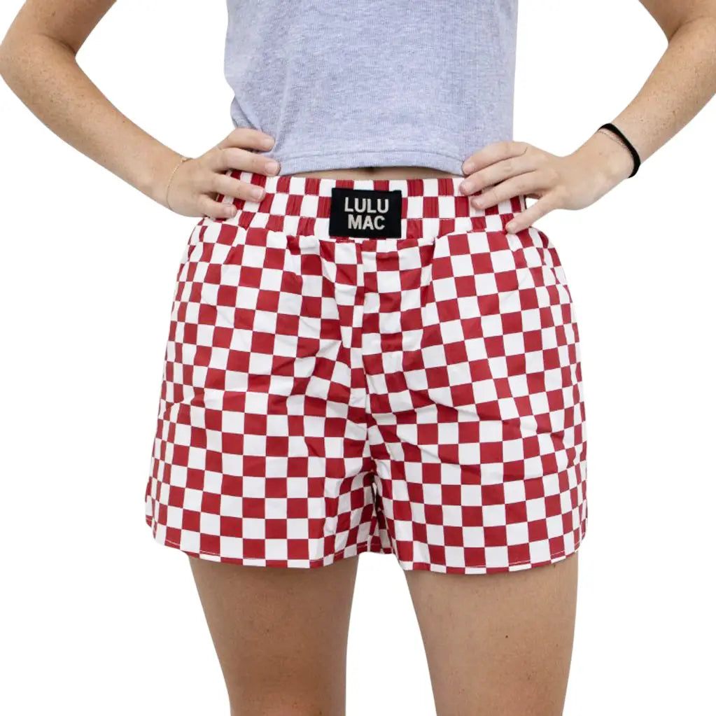 LULU MAC CHECKERED BOXER