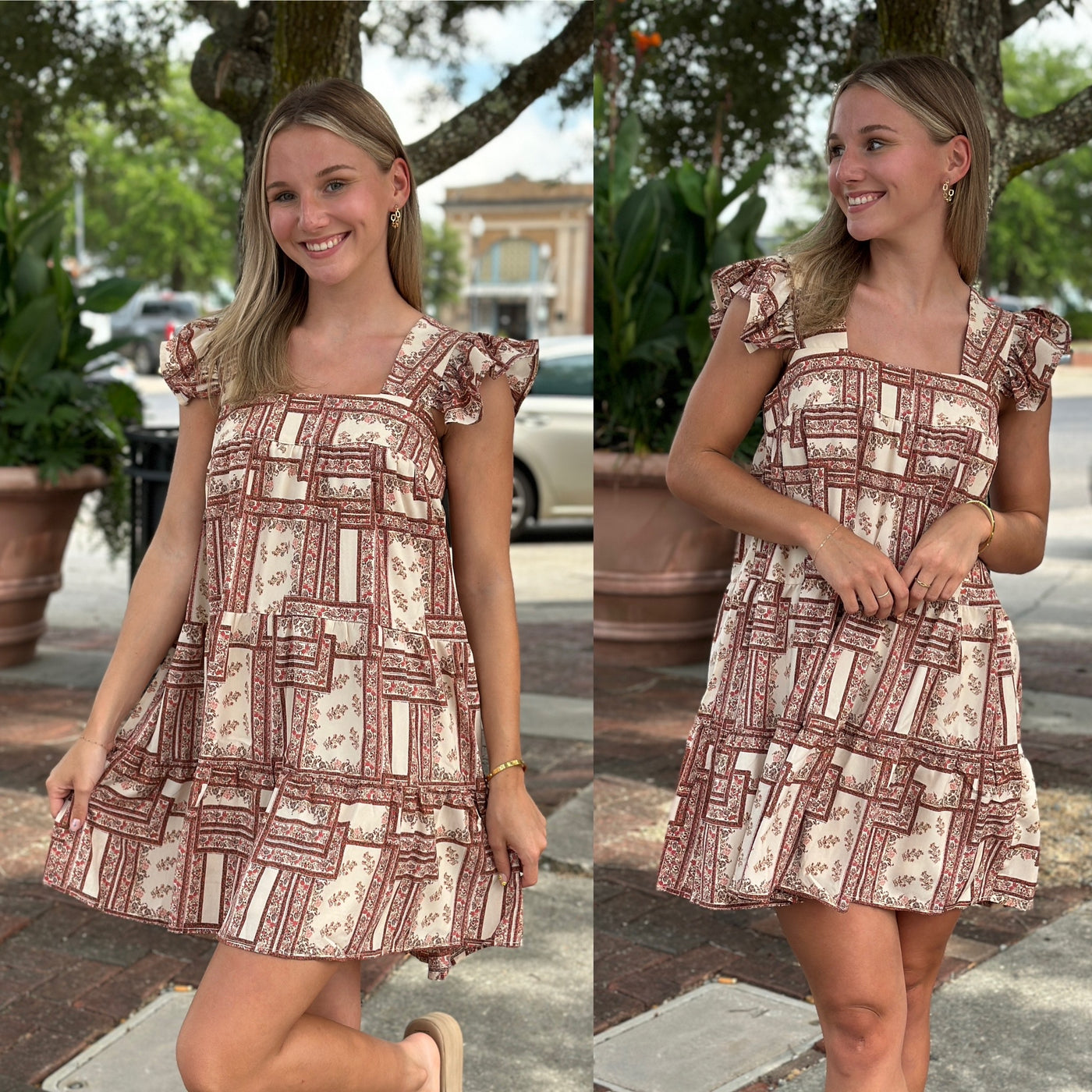 On Neutral Time Dress