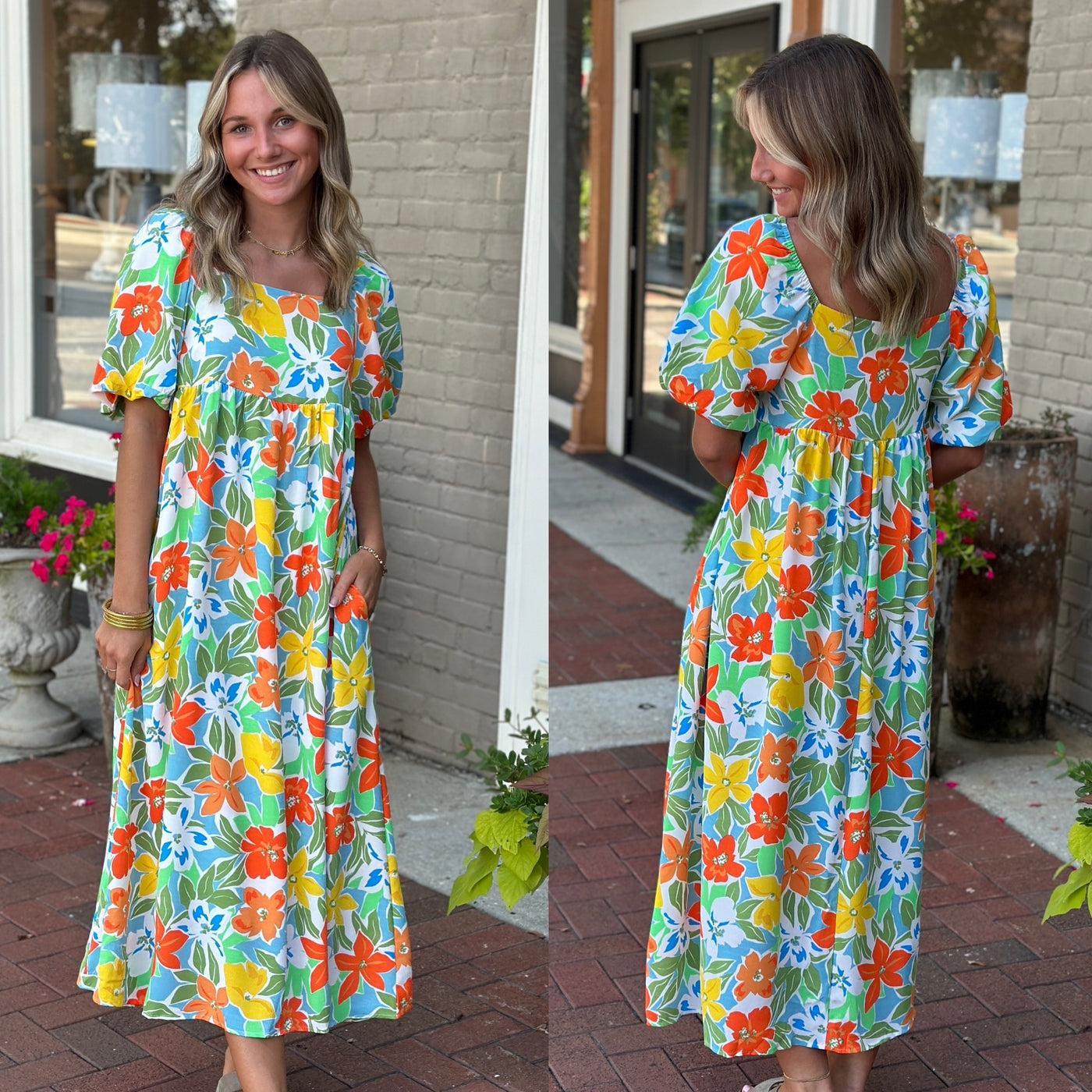 Bright Side of Floral Maxi